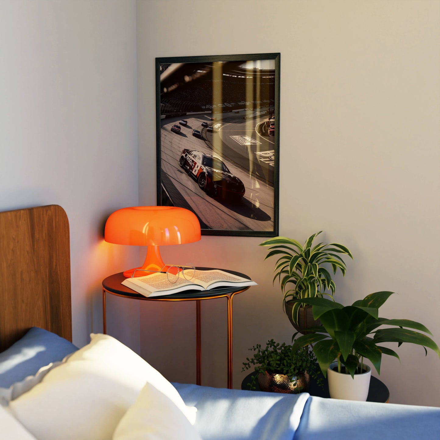 NASCAR Oval Race Track Poster Frame