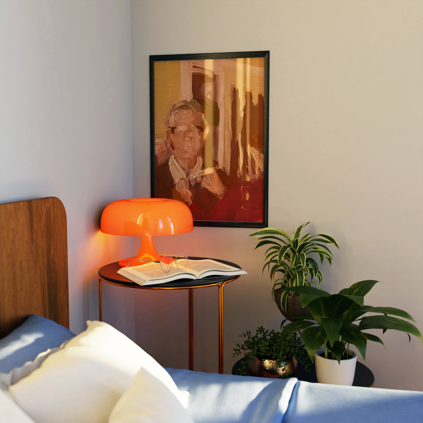 Golden Hour Impressionist Portrait Art Frame