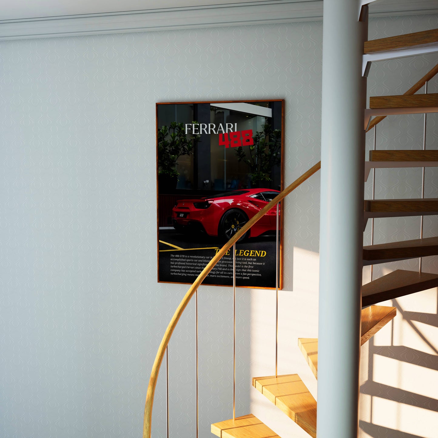 Ferrari 488 Legend Poster Frame