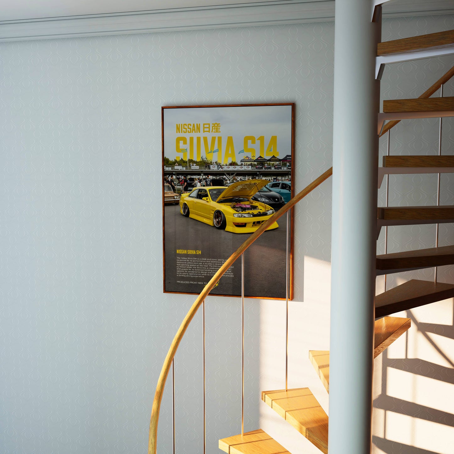 NISSAN SILVIA S14 Poster Frame