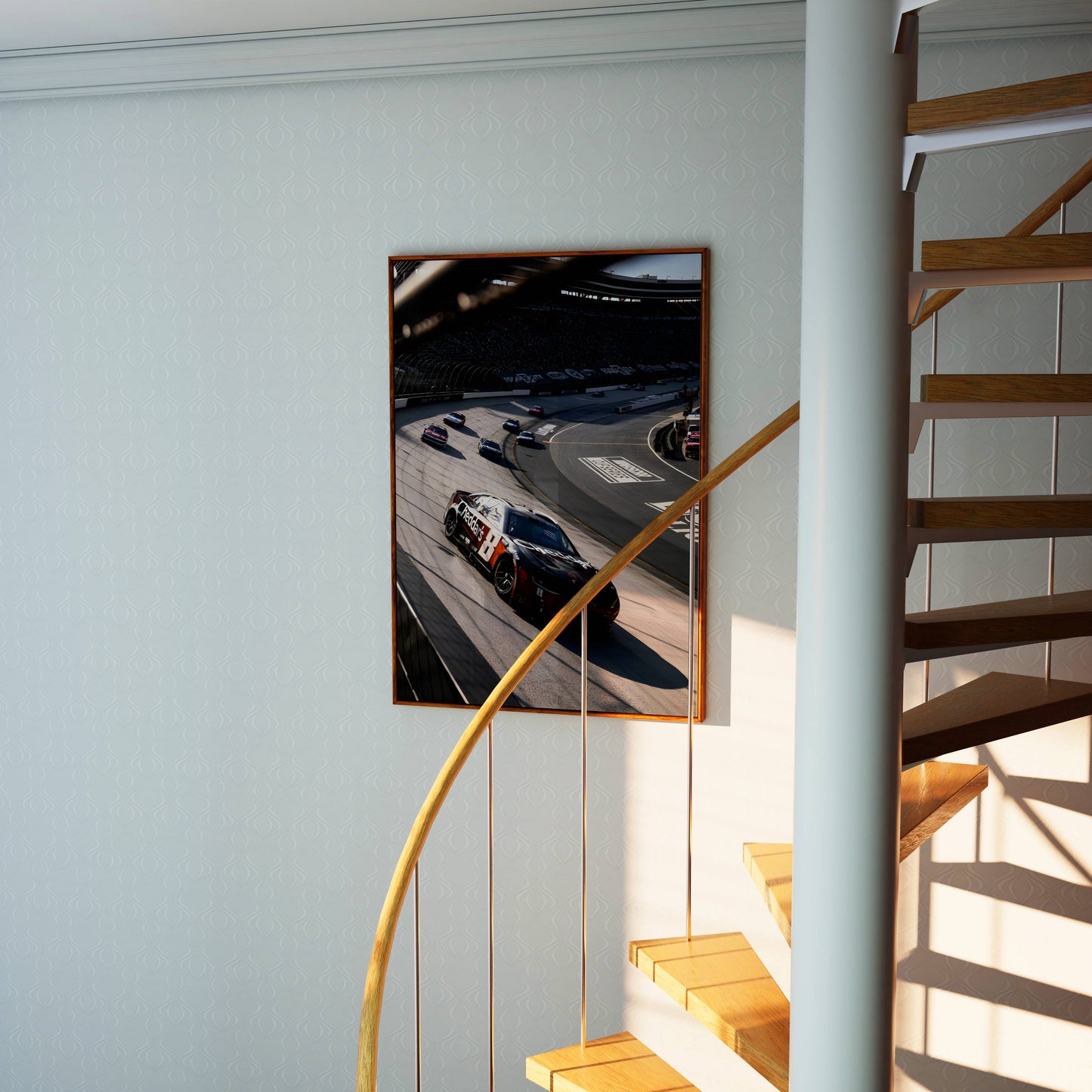 NASCAR Oval Race Track Poster Frame