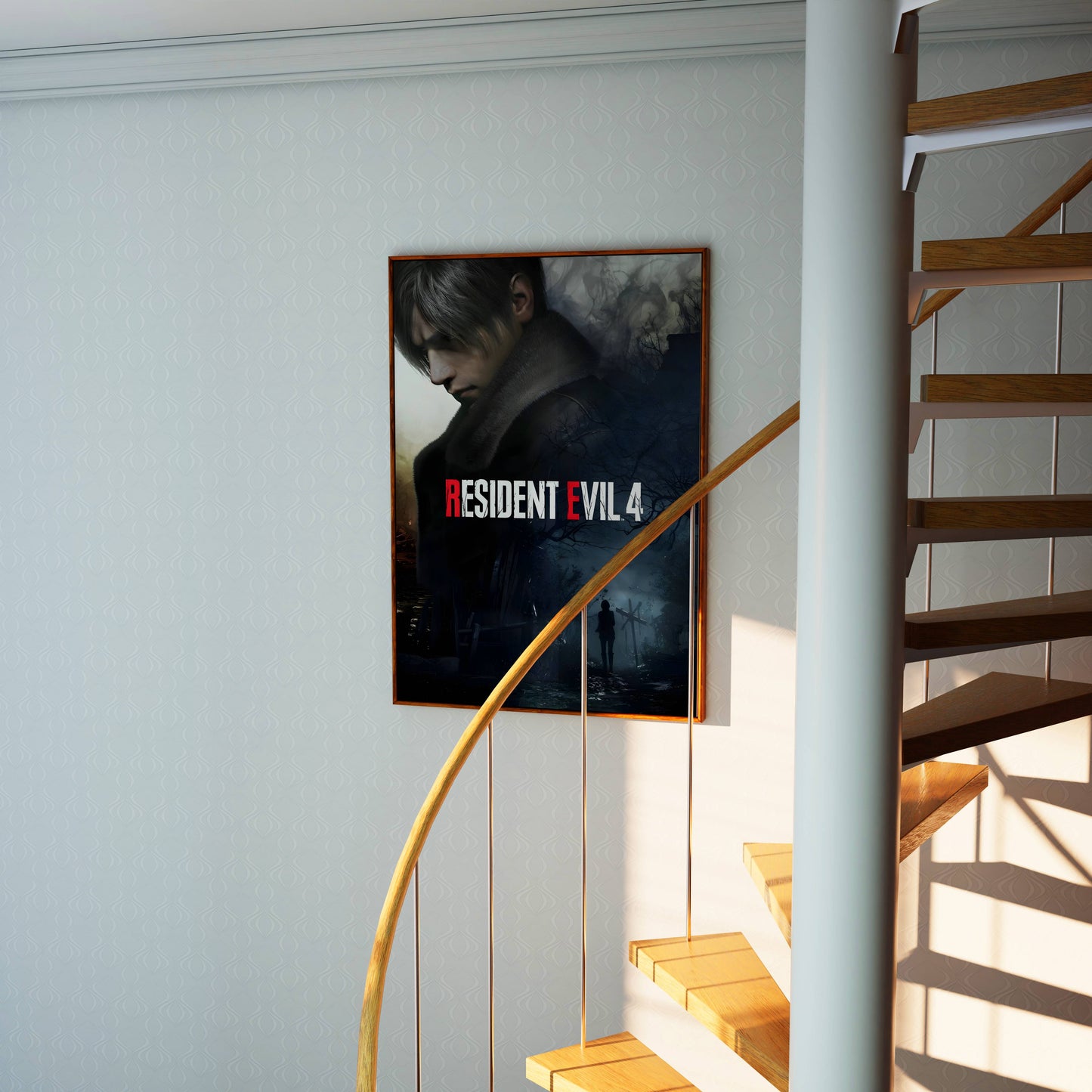Resident Evil 4 Horror Game Poster Frame