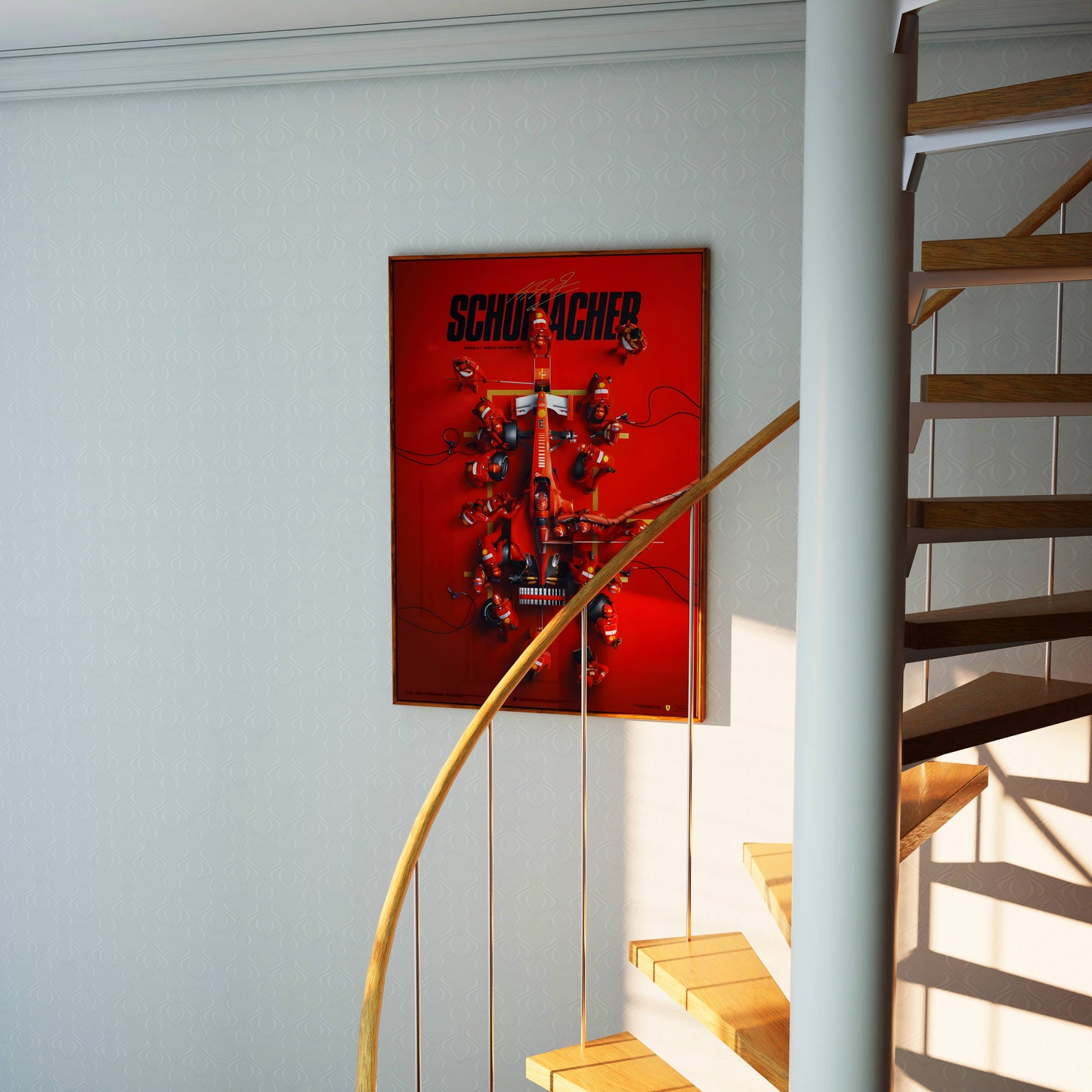 Schumacher F1 Legend Poster Frame