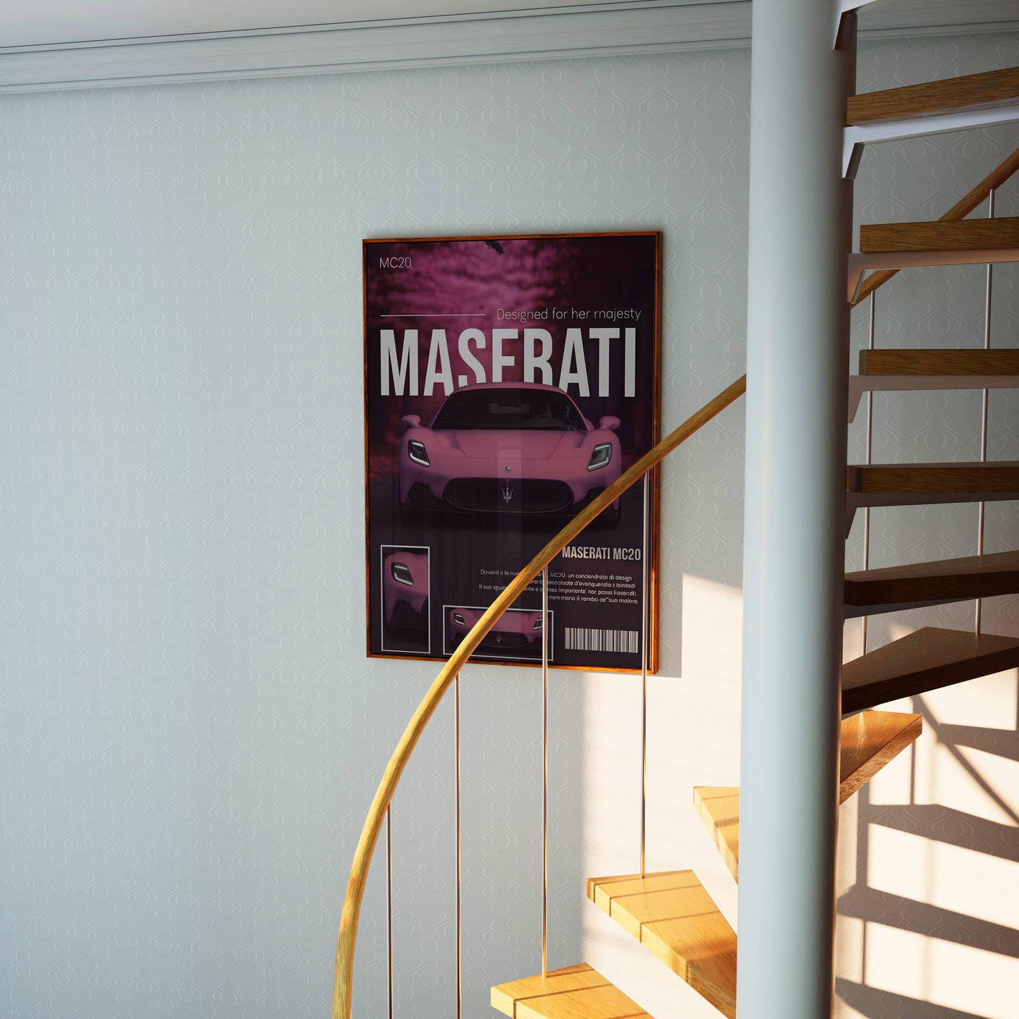 Maserati Car Poster Frame