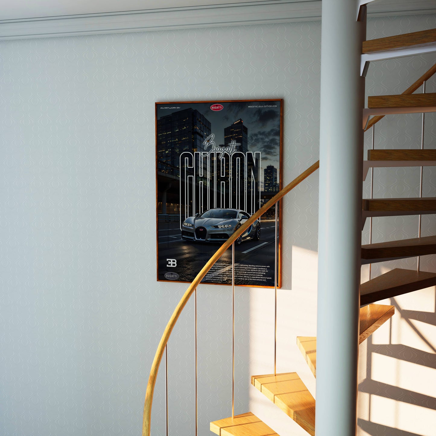 Bugatti Chiron Poster Frame