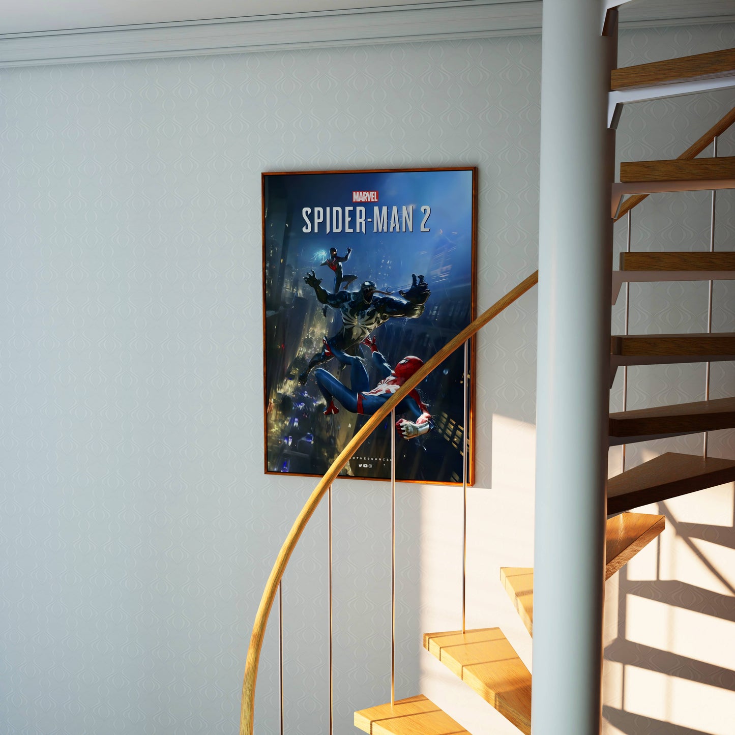 Marvel Spider-Man 2 Game Poster Frame