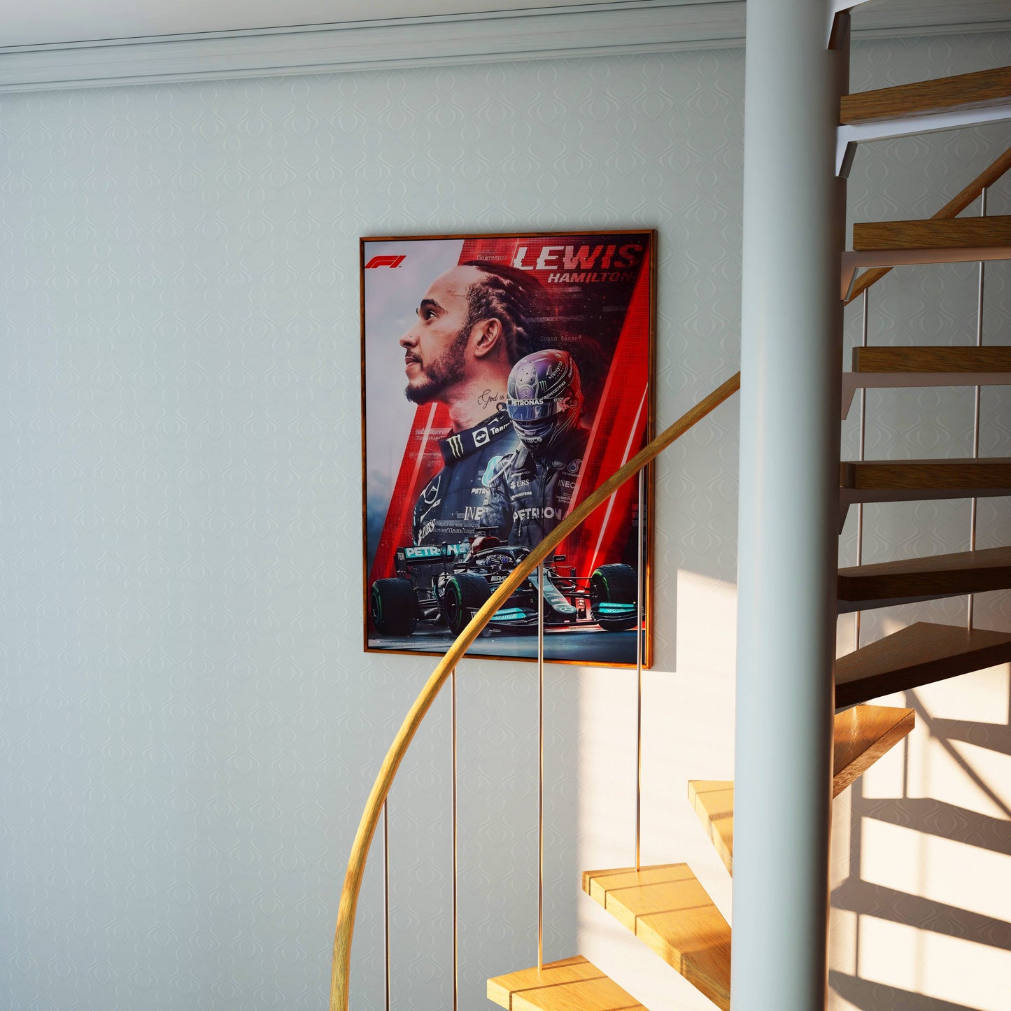 Lewis Hamilton F1 Poster Frame