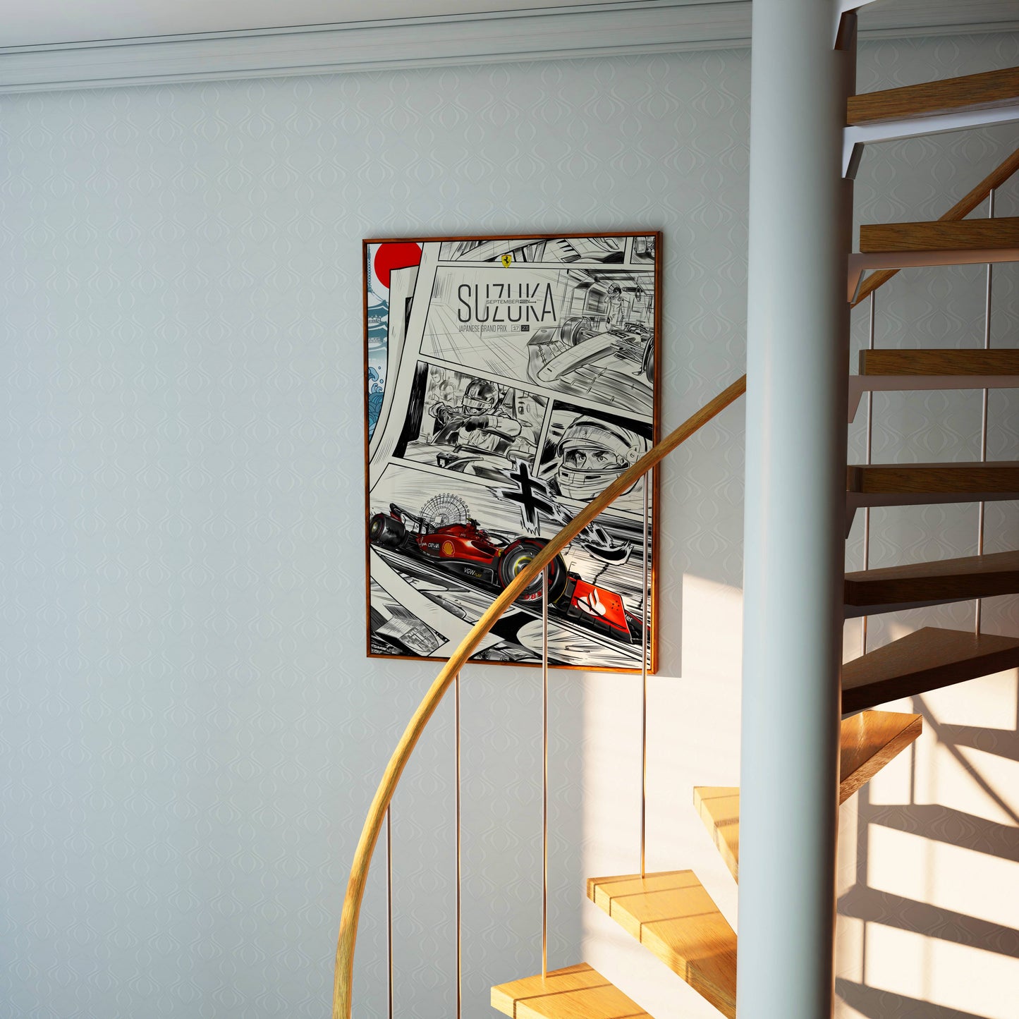 Suzuka Circuit F1 Poster Frame
