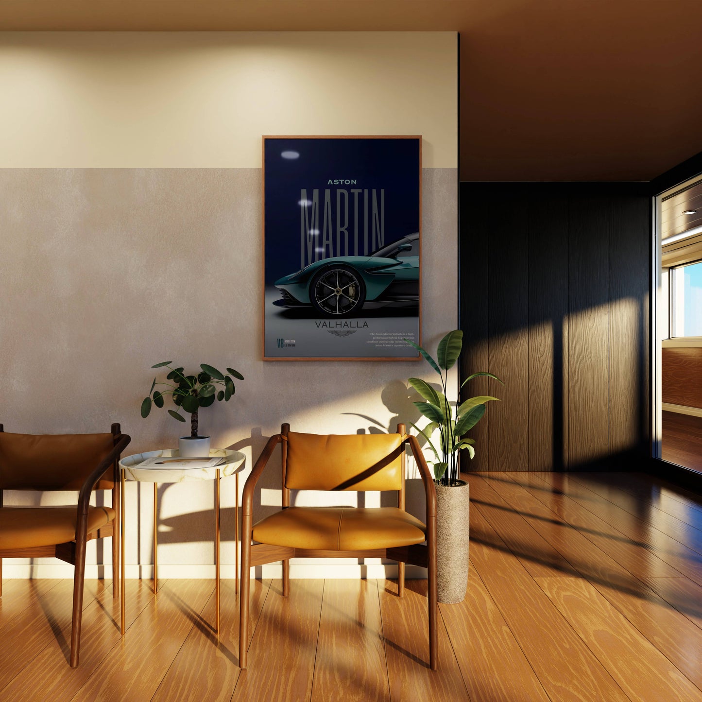 Aston Martin Car Poster Frame