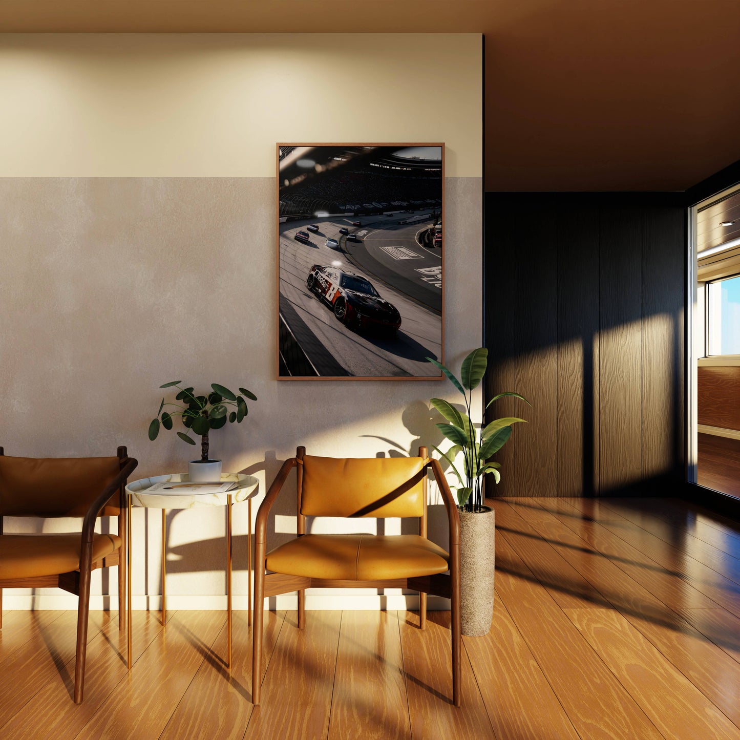 NASCAR Oval Race Track Poster Frame