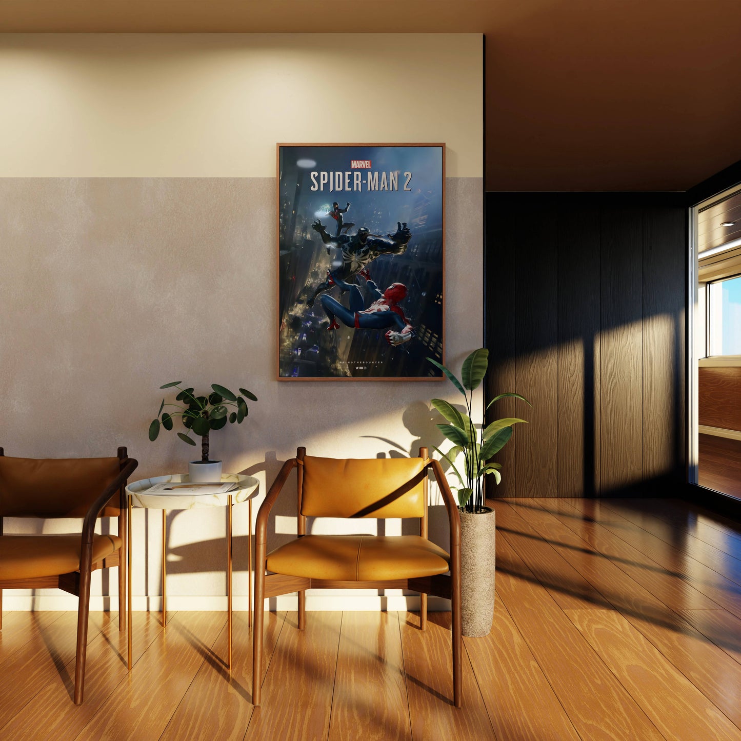 Marvel Spider-Man 2 Game Poster Frame