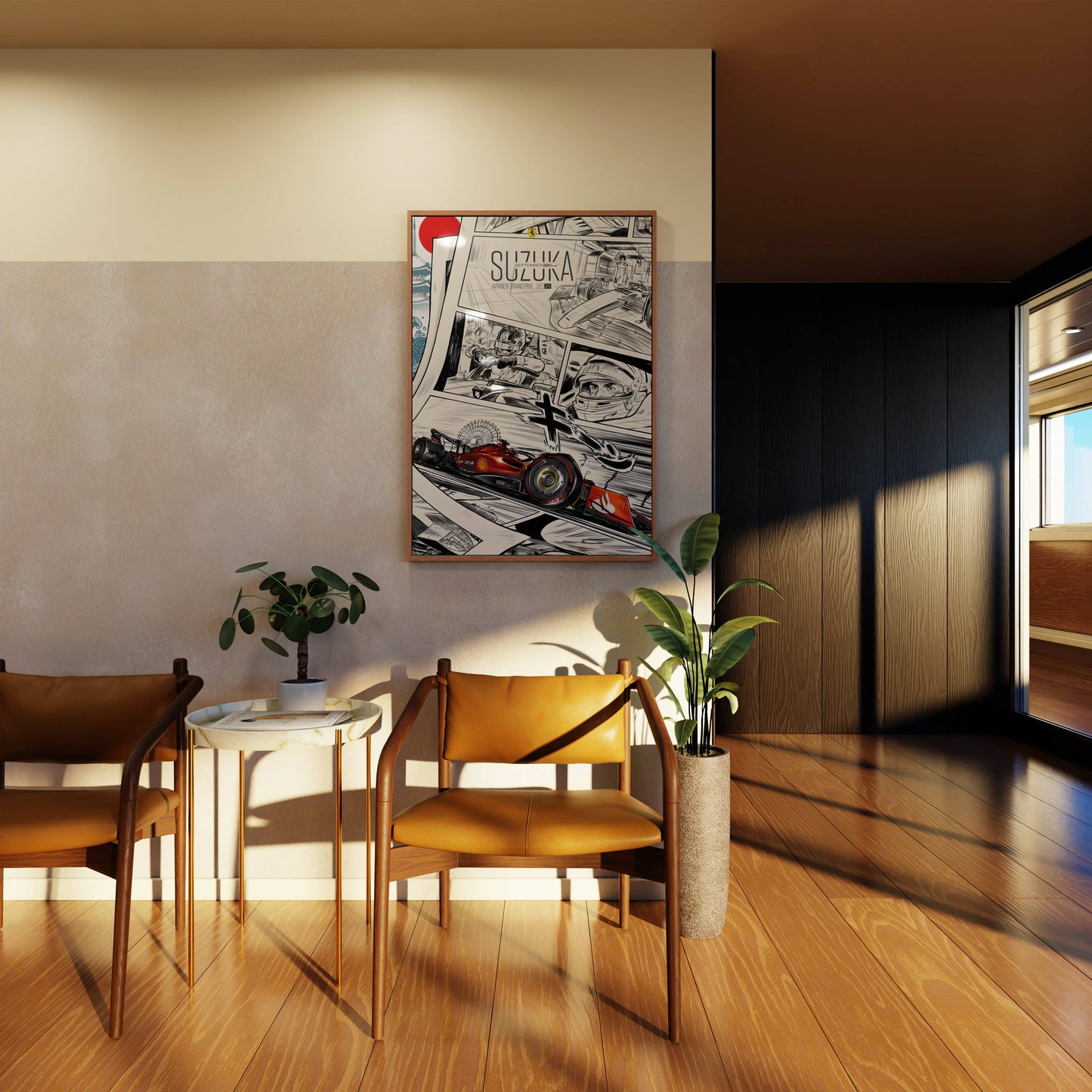 Suzuka Circuit F1 Poster Frame