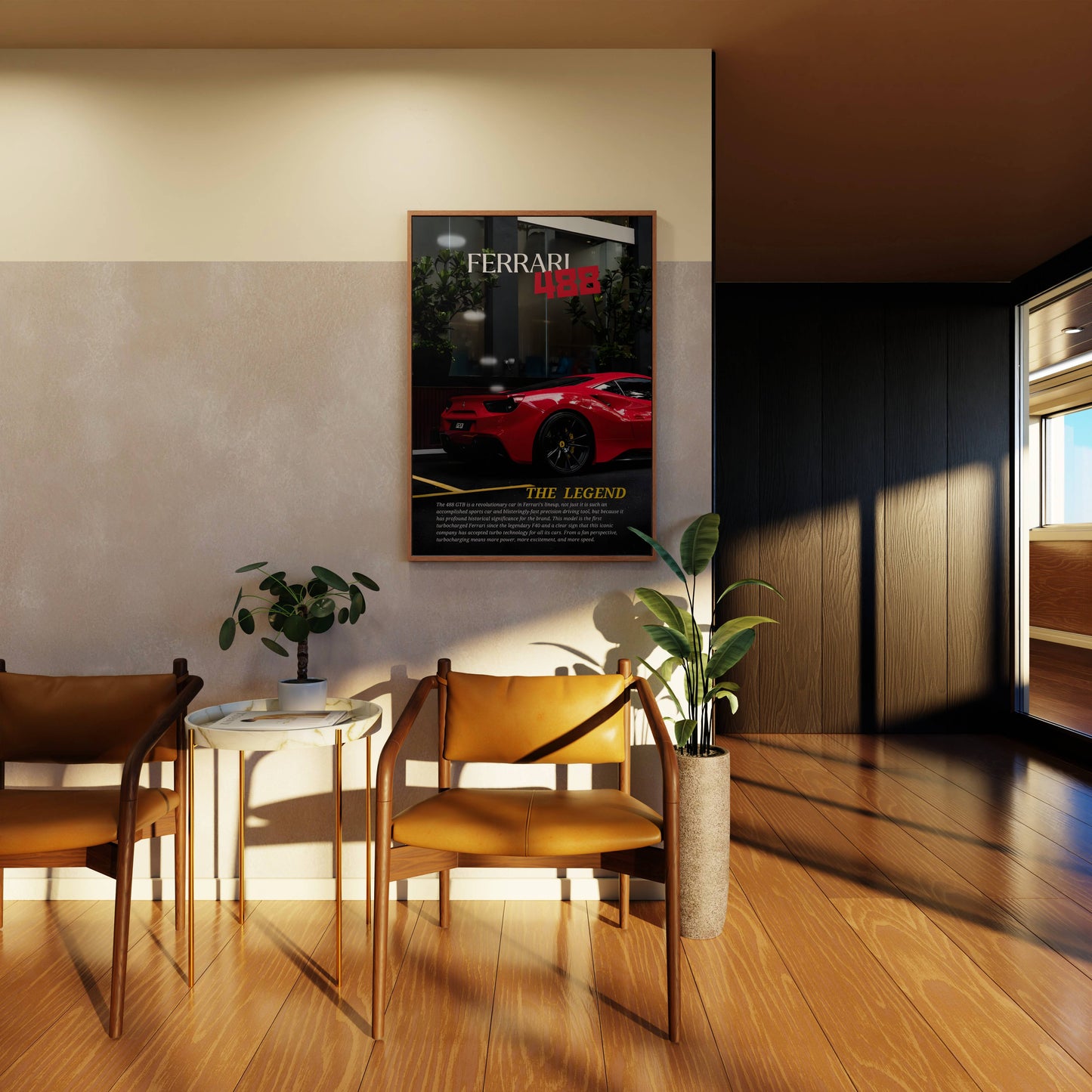 Ferrari 488 Legend Poster Frame