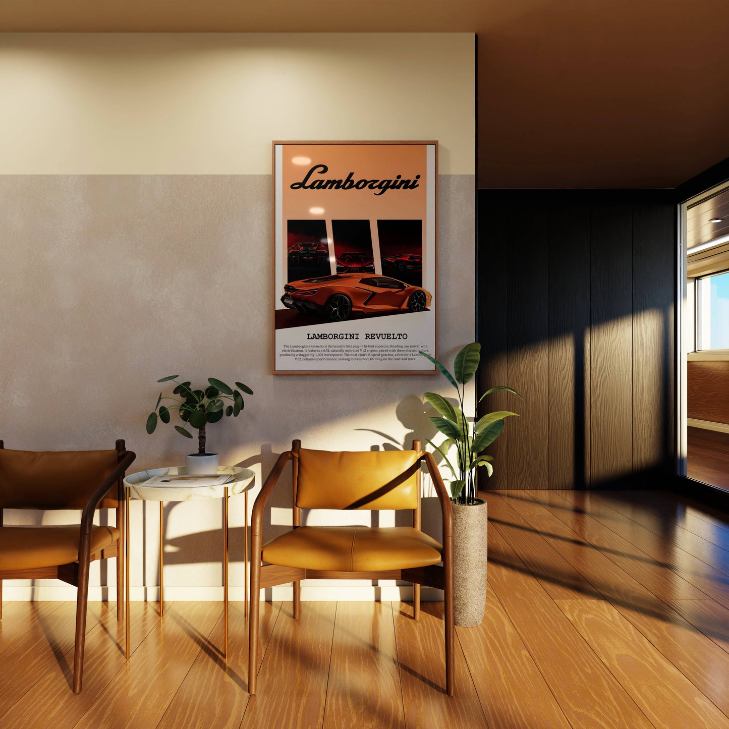 Lamborghini Revuelto Poster Frame