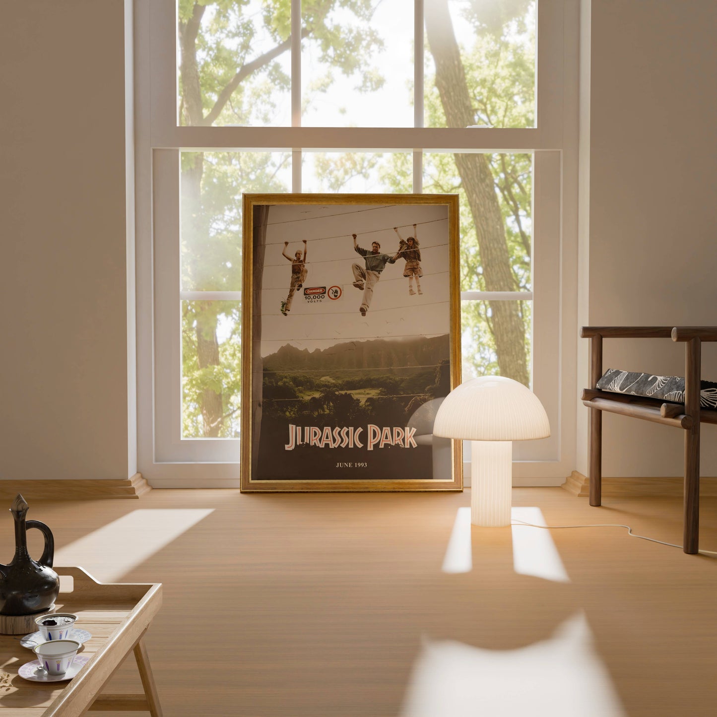 Jurassic park 1993 Poster Art Frame