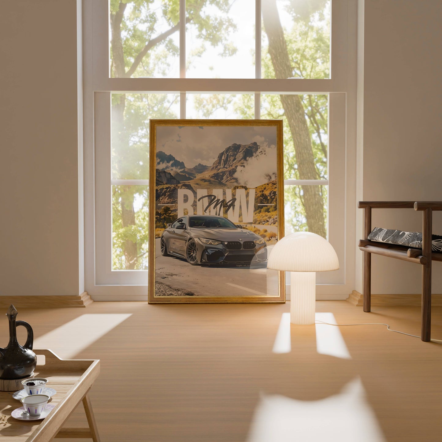 BMW Alpine Drive Poster Frame