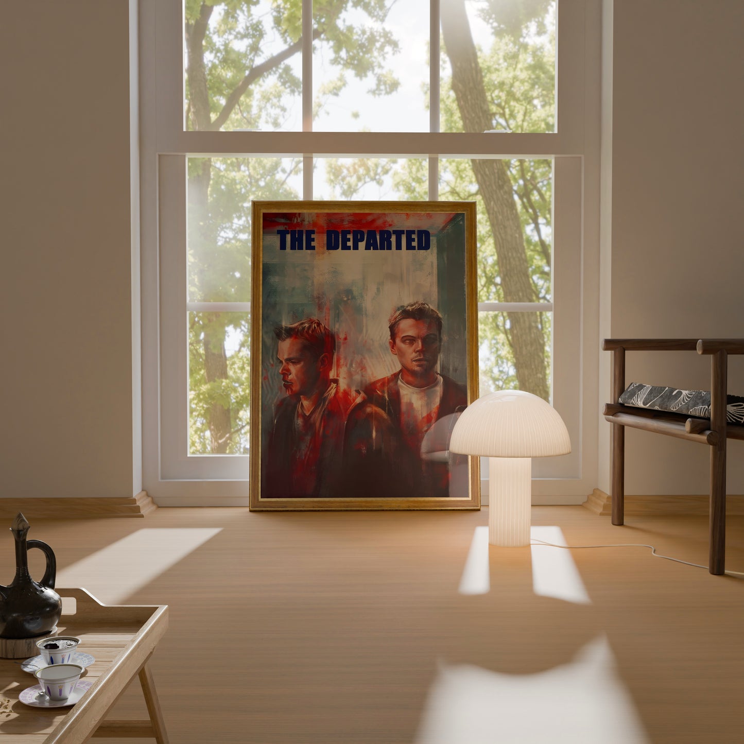 The Departed Scorsese Crime Thriller Iconic Movie Poster Frame