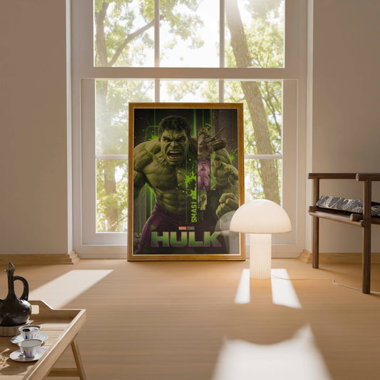 Hulk Smash Movie Poster | Marvel Superhero Wall Art Print
