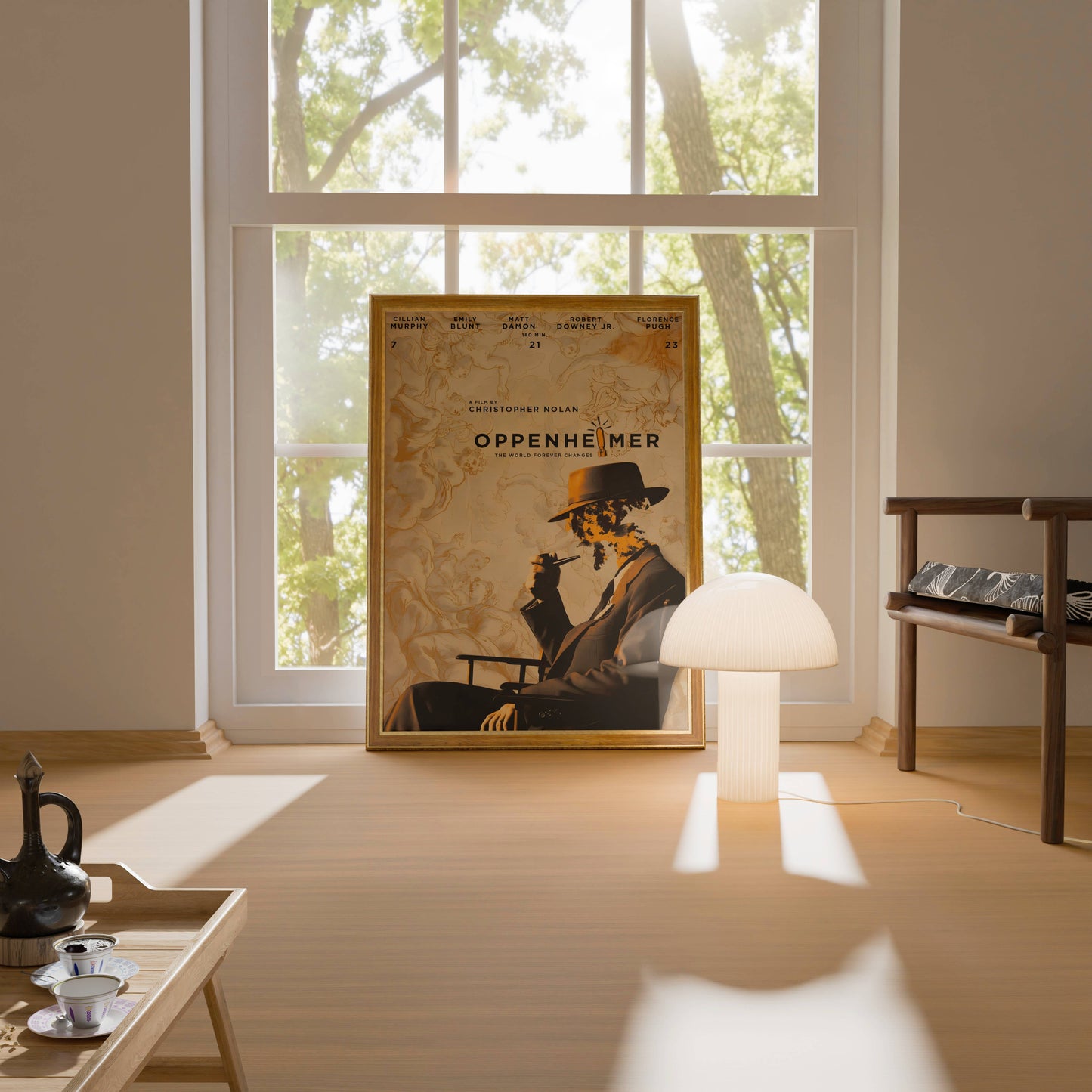 Oppenheimer The Movie Contemplative Art Frame
