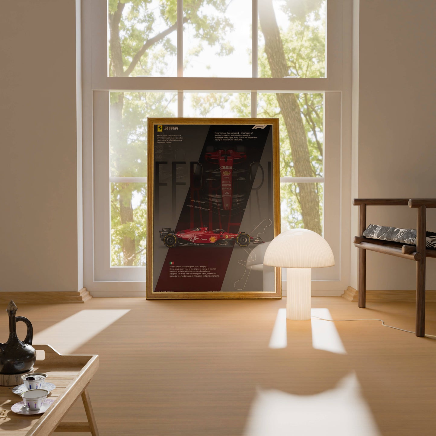 Ferrari F1 Racing Poster Frame