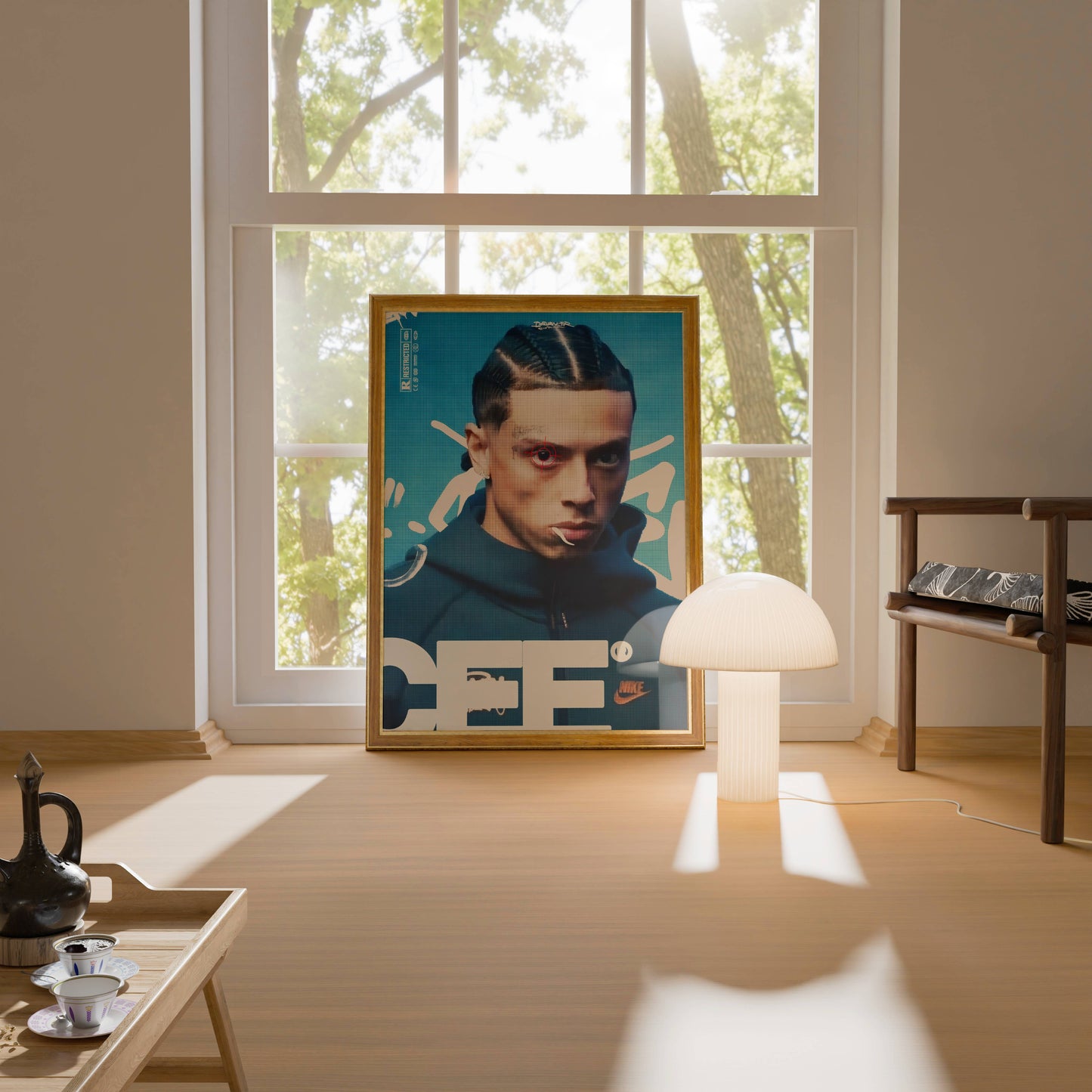 Central Cee Nike Poster Frame
