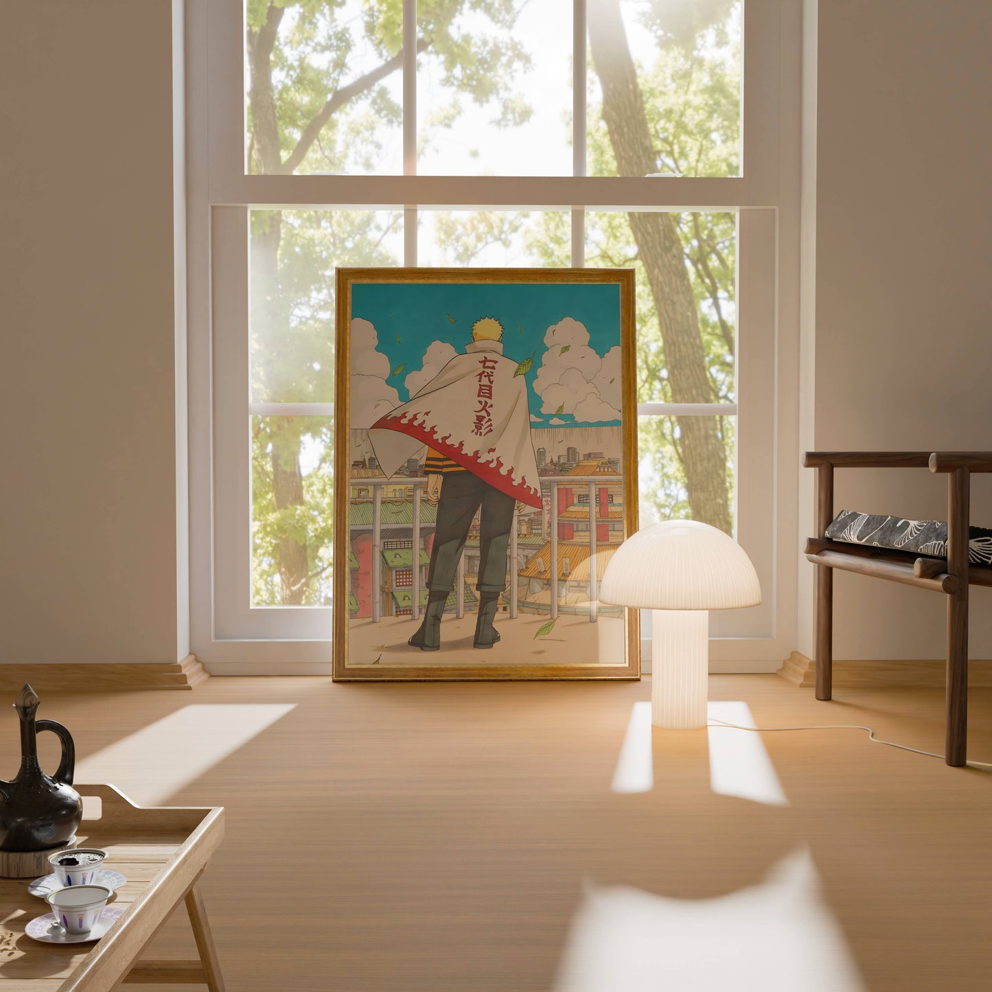 Naruto Hokage Dream Anime Art Poster Frame