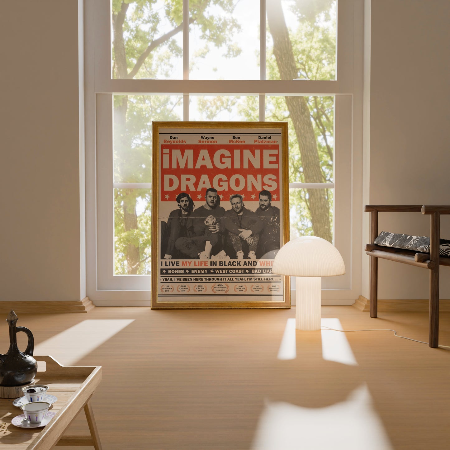 Imagine Dragons Band Poster Frame