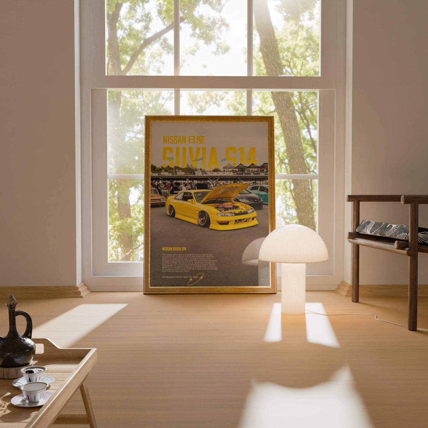 NISSAN SILVIA S14 Poster Frame