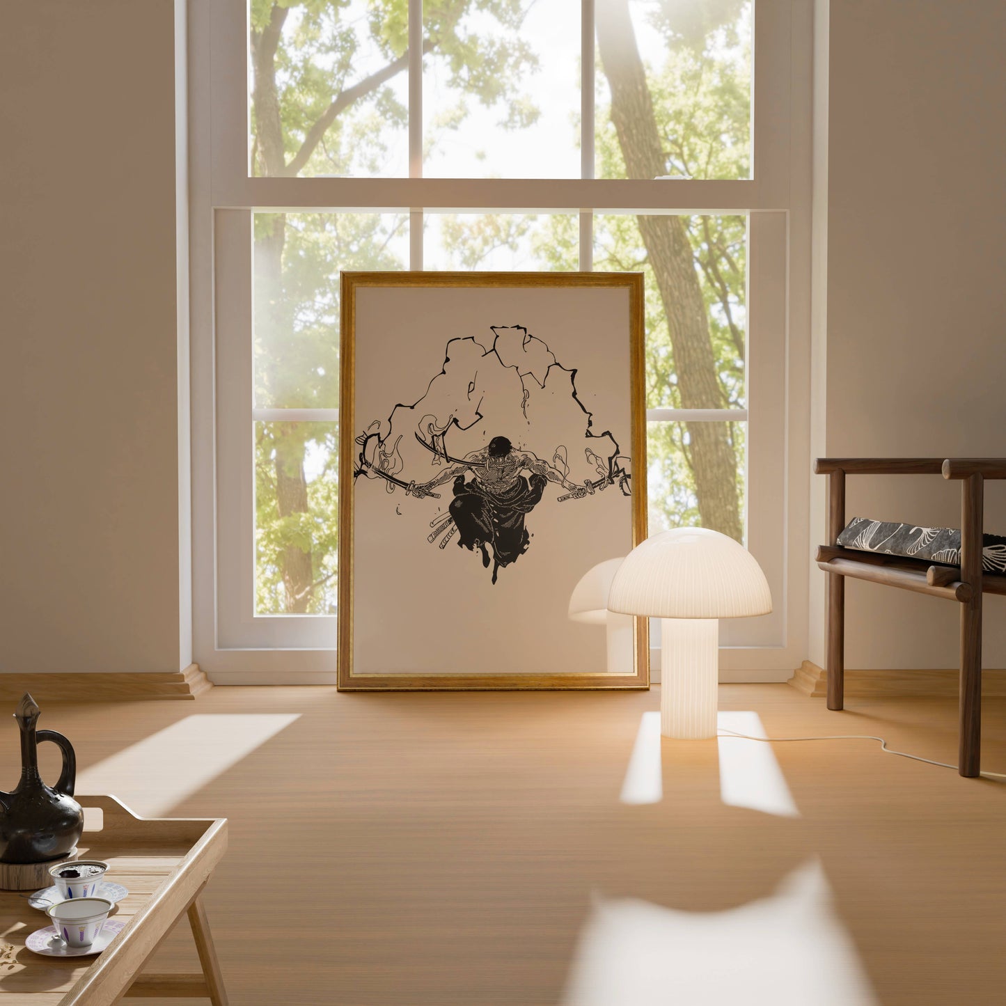 King of Hell (Roronoa Zoro) Art Poster Frame