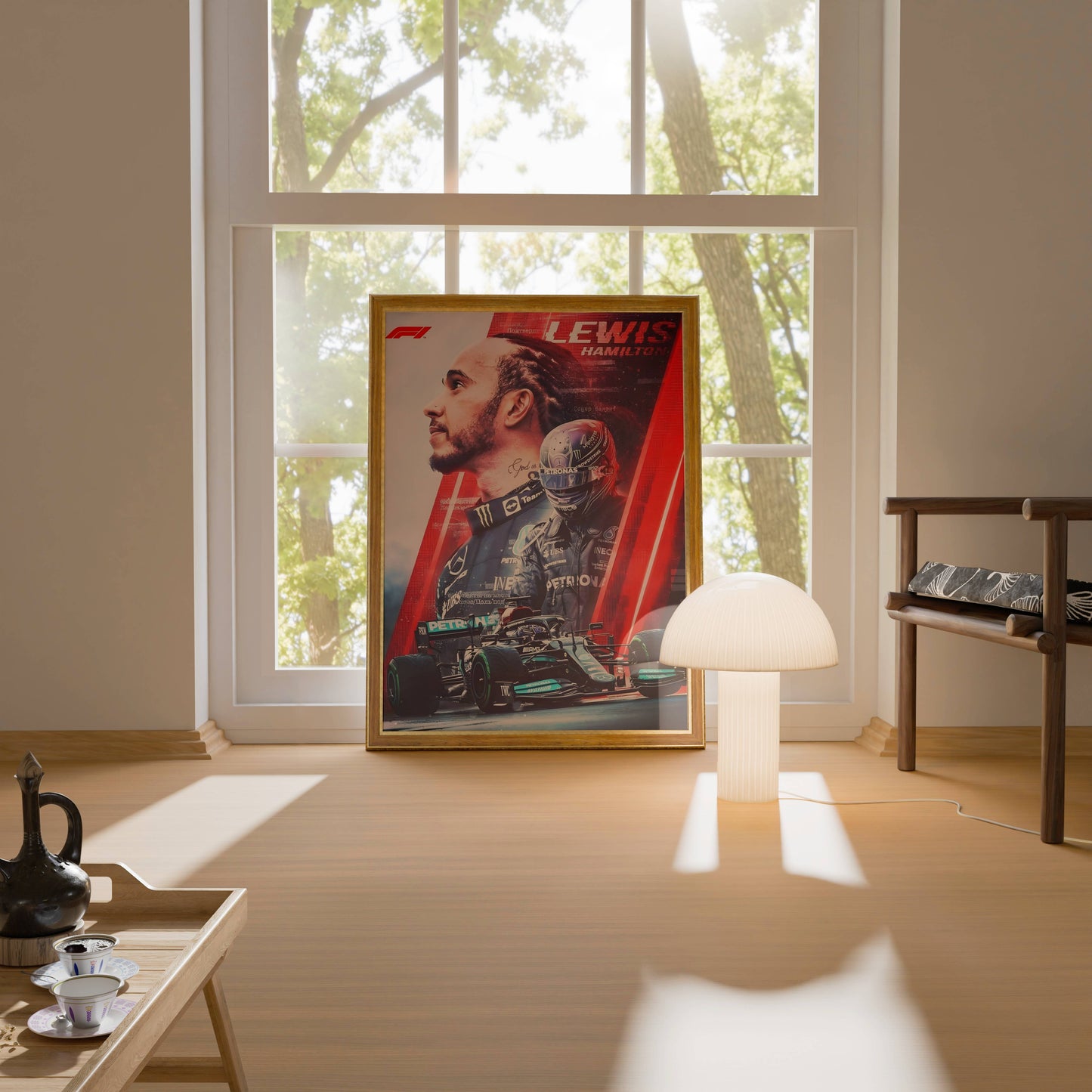 Lewis Hamilton F1 Poster Frame
