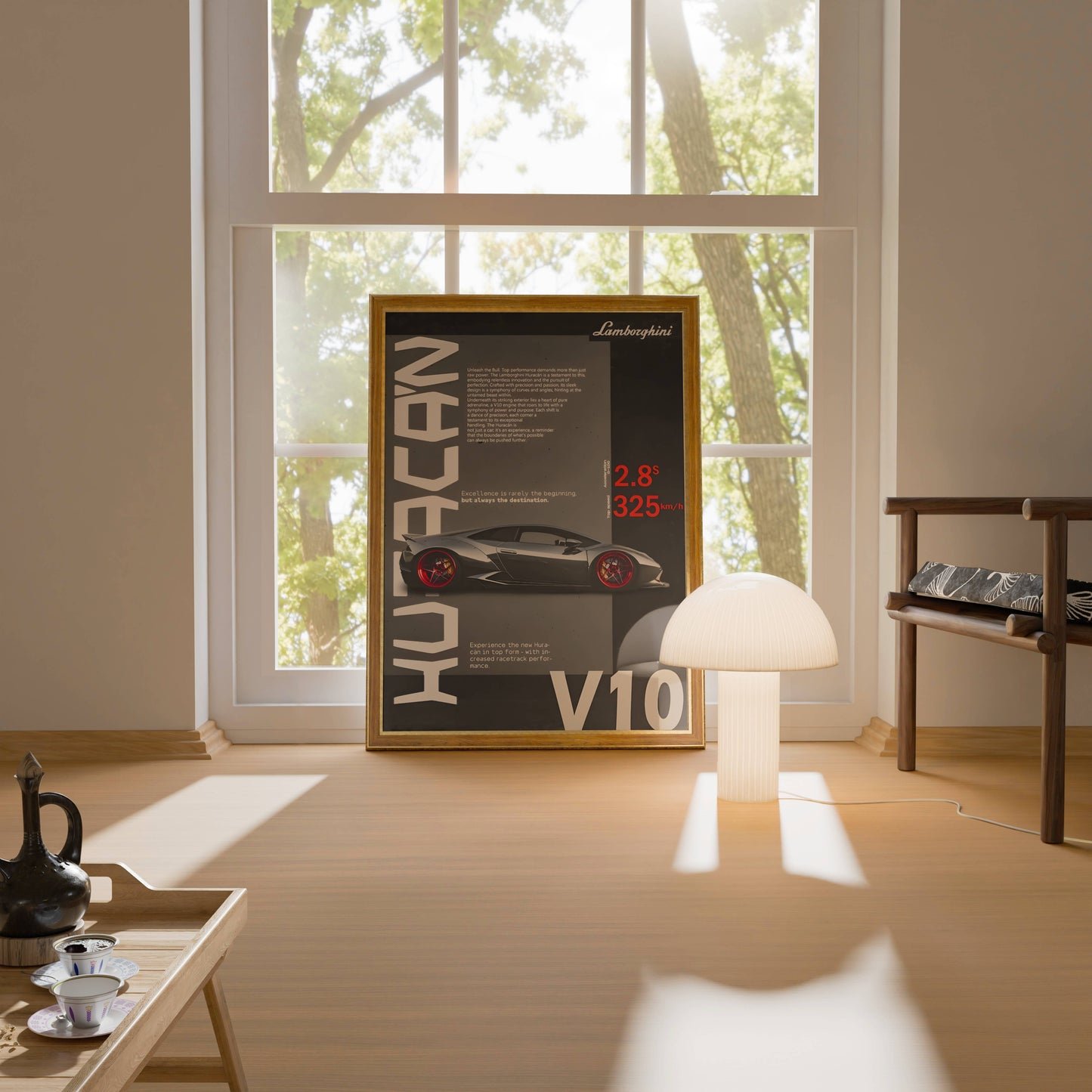 Lamborghini Huracan V10 Poster Frame