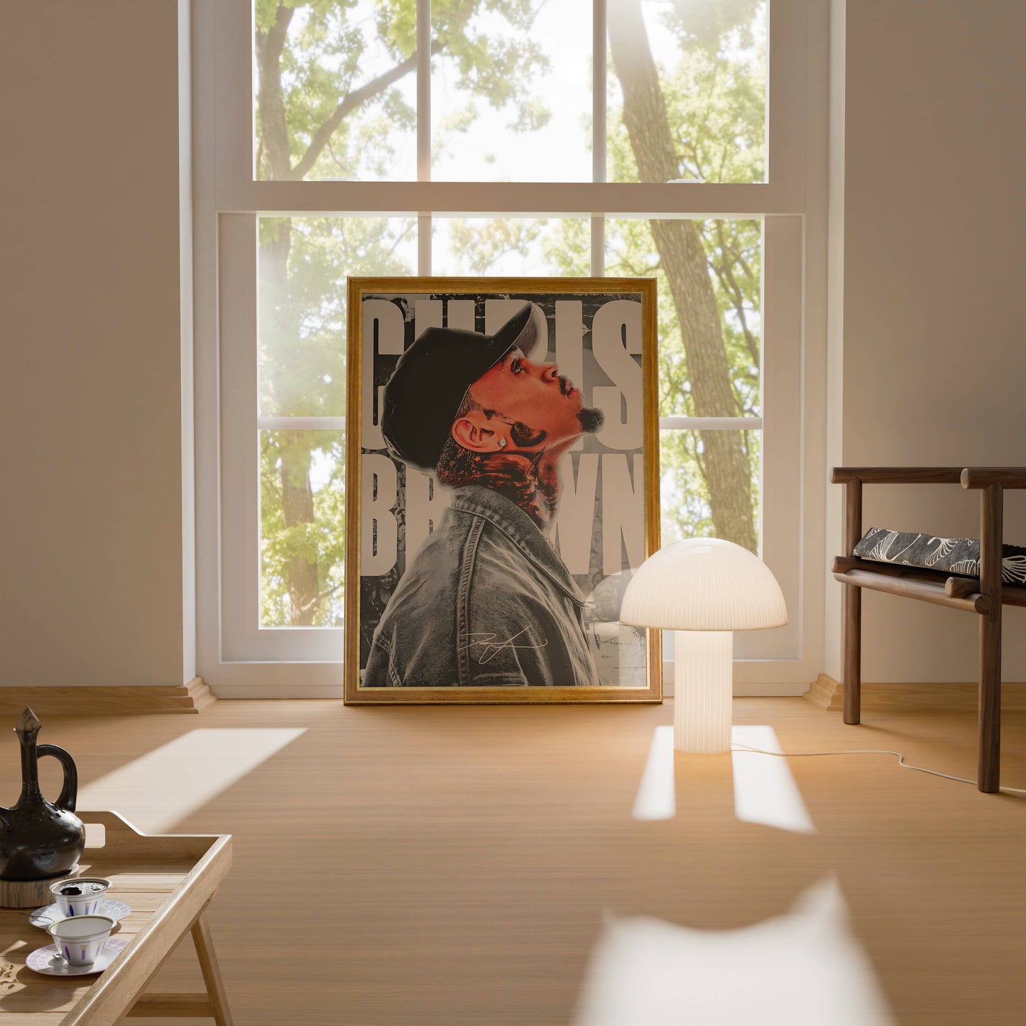 Chris Brown Poster Frame