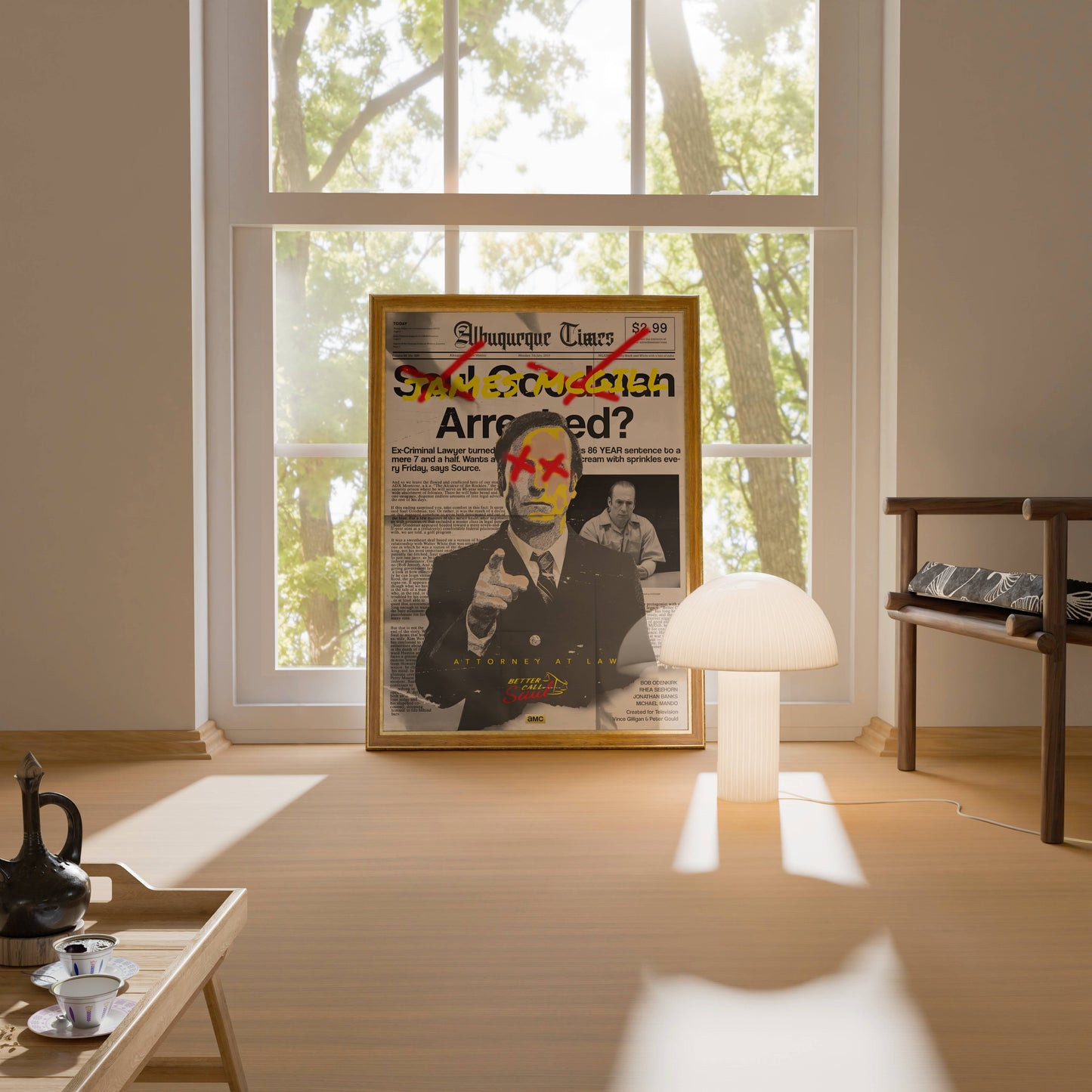 Better Call soul Portrait Art Frame