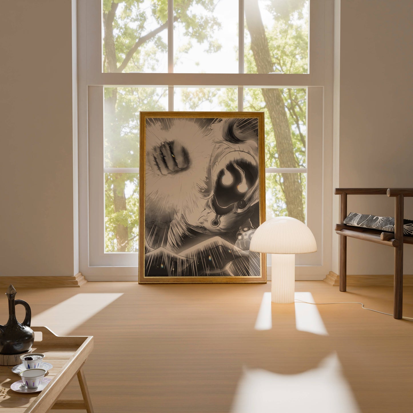 SERIOUS Punch Art Poster Frame
