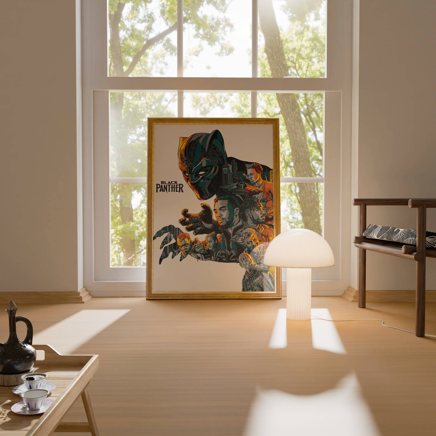 Black Panther The Movie Portrait Painting Frame