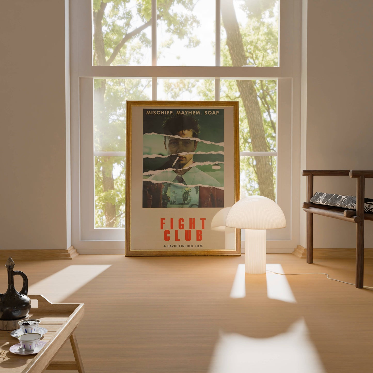 Fight Club Iconic Cult Classic Movie Poster Frame
