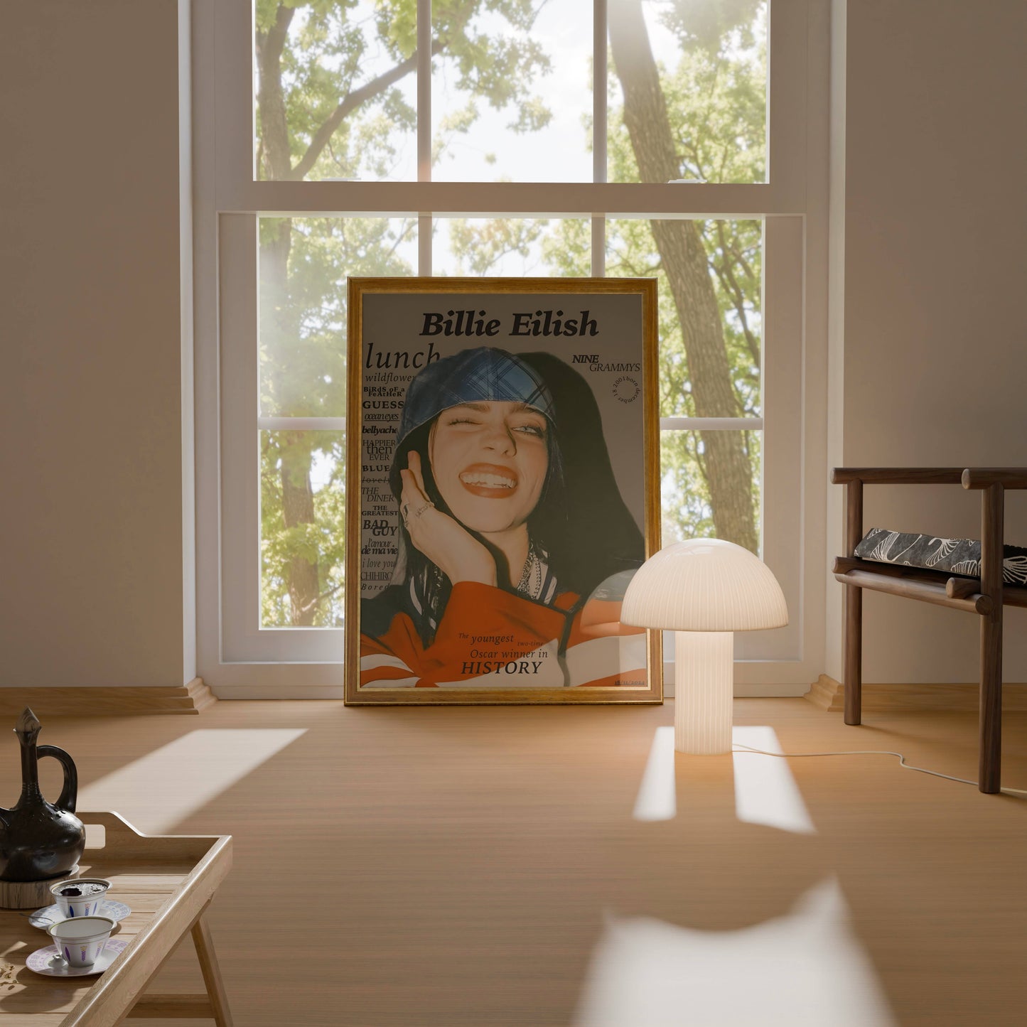 Billie Eilish Nine Grammys Frame