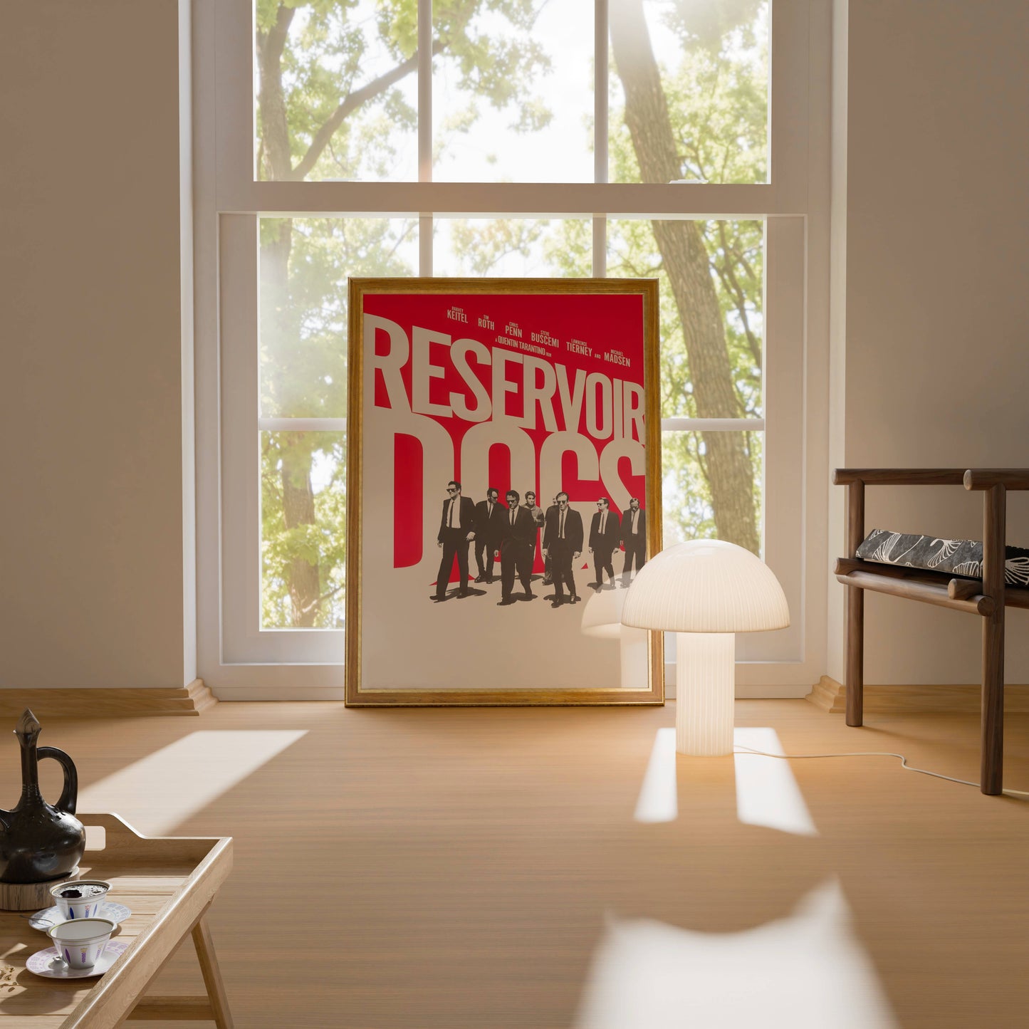 Reservoir Dogs Tarantino Classic Black Suit Movie Poster Frame
