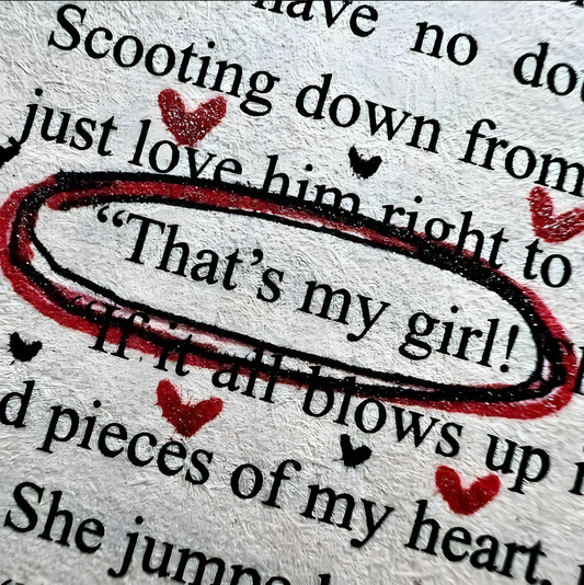 That's My Girl Quote Book Frame
