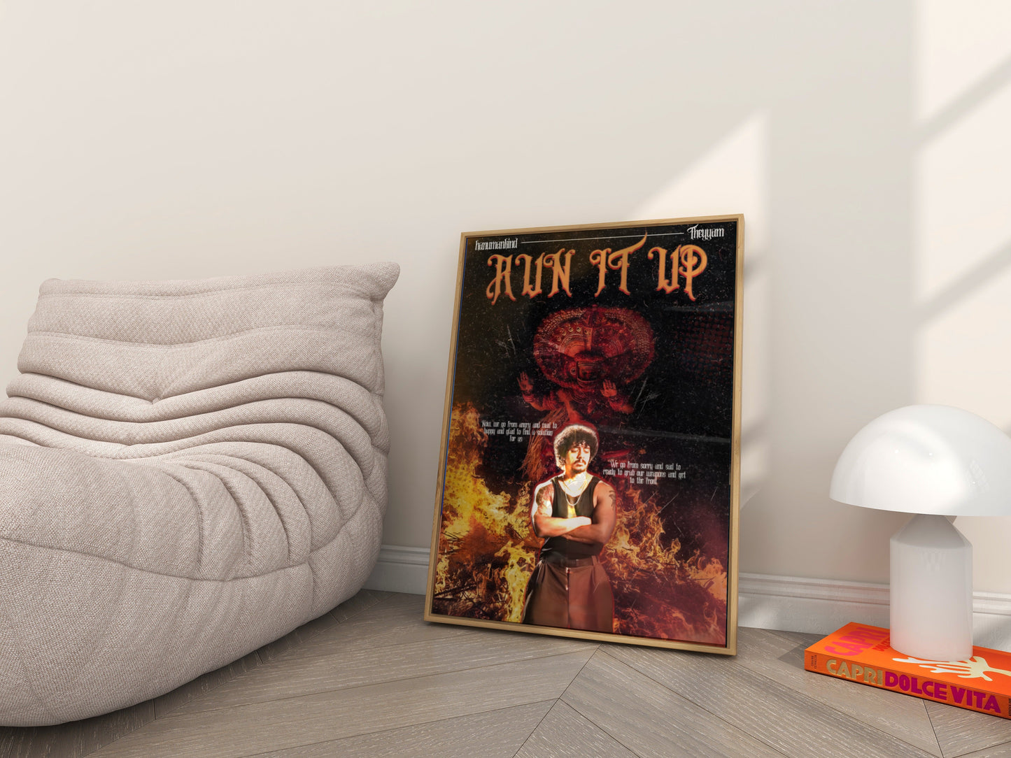 Run It Up Hip Hop Poster Frame