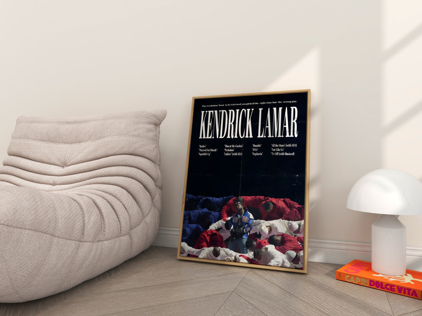 Kendrick Lamar (Super Bowl 2025) Poster Frame