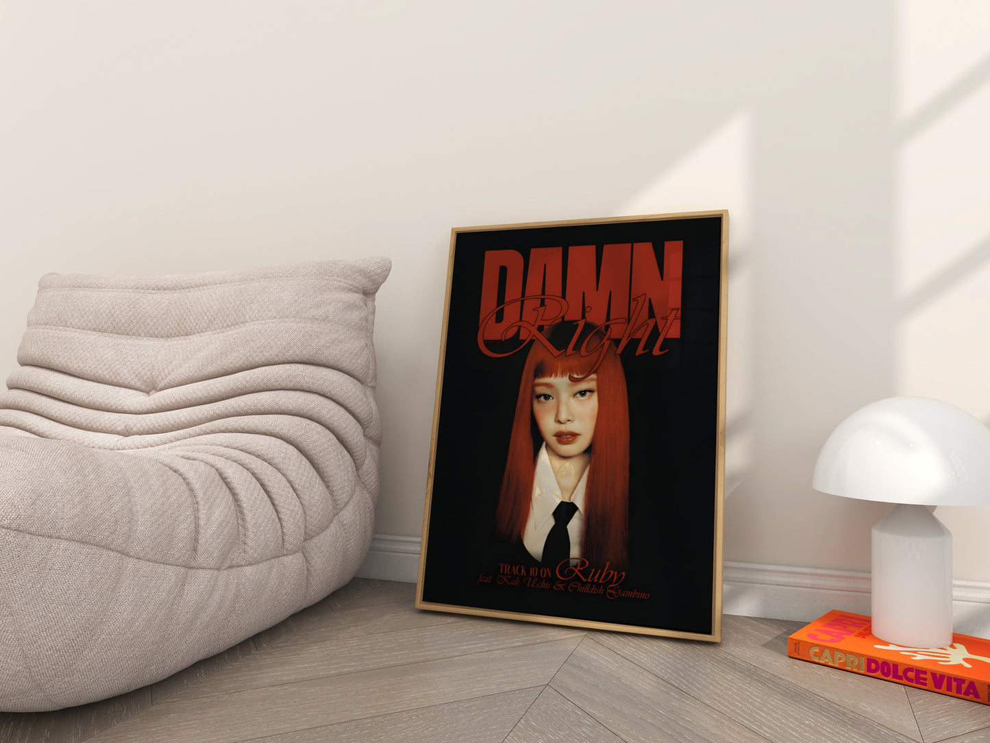 Jennie DAMN RIGHT Album Frame