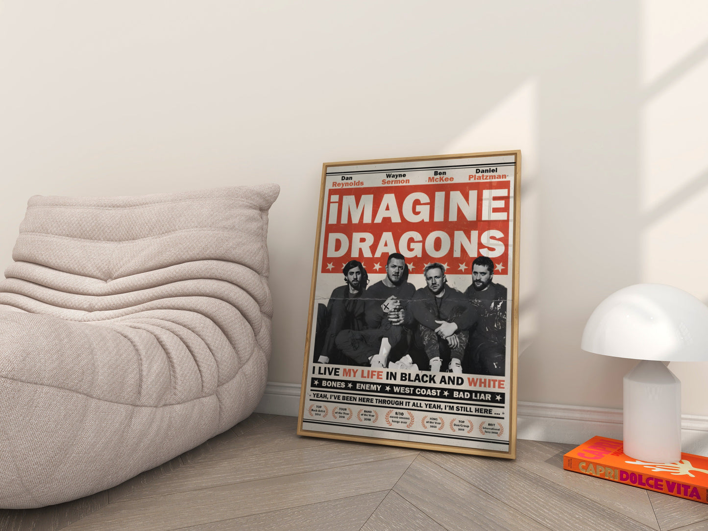 Imagine Dragons Band Poster Frame