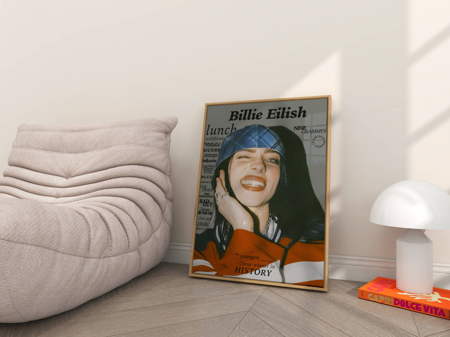 Billie Eilish Nine Grammys Frame