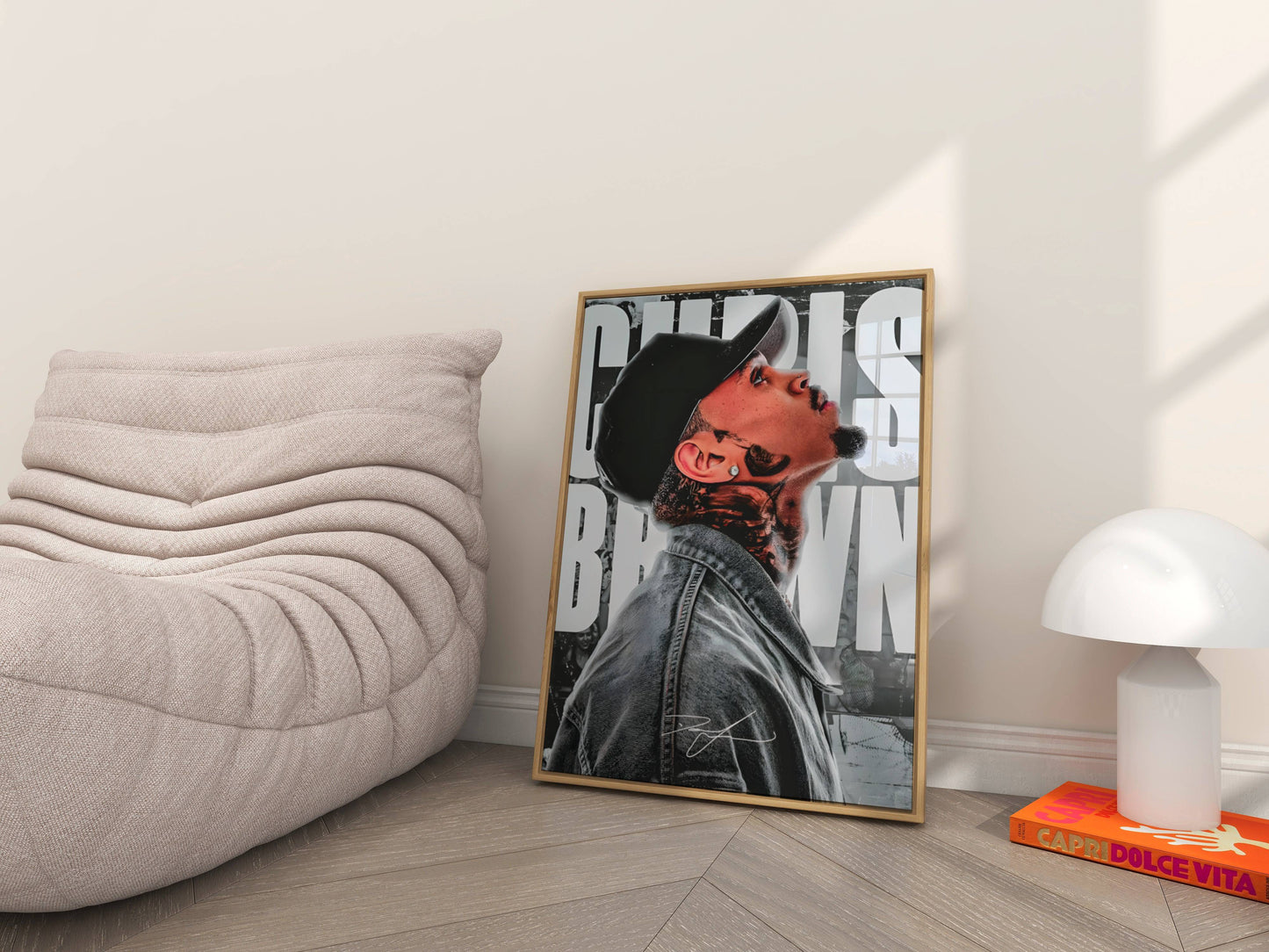 Chris Brown Poster Frame