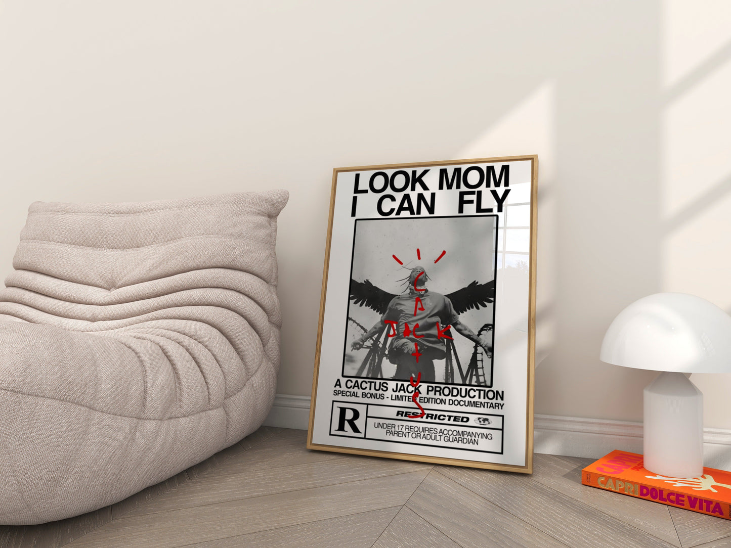 Travis Scott Look Mom I Can Fly Frame