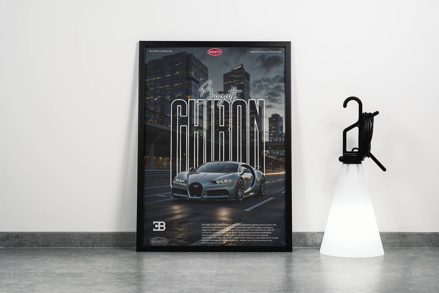 Bugatti Chiron Poster Frame