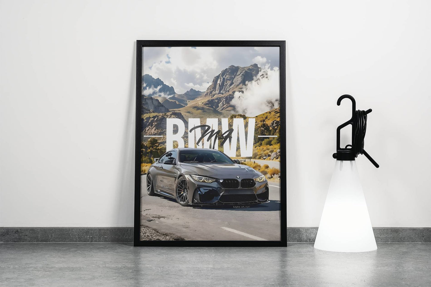 BMW Alpine Drive Poster Frame