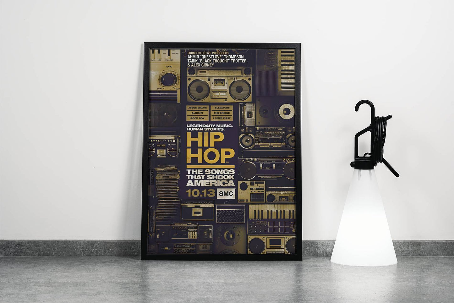 Hip Hop Music Culture Poster Frame