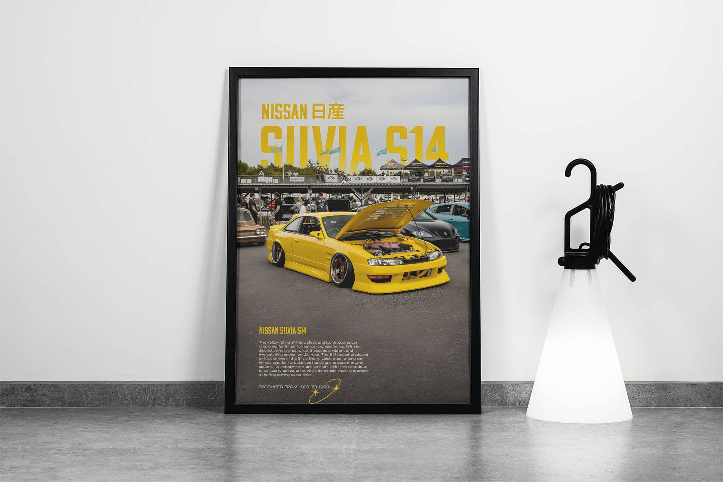 NISSAN SILVIA S14 Poster Frame